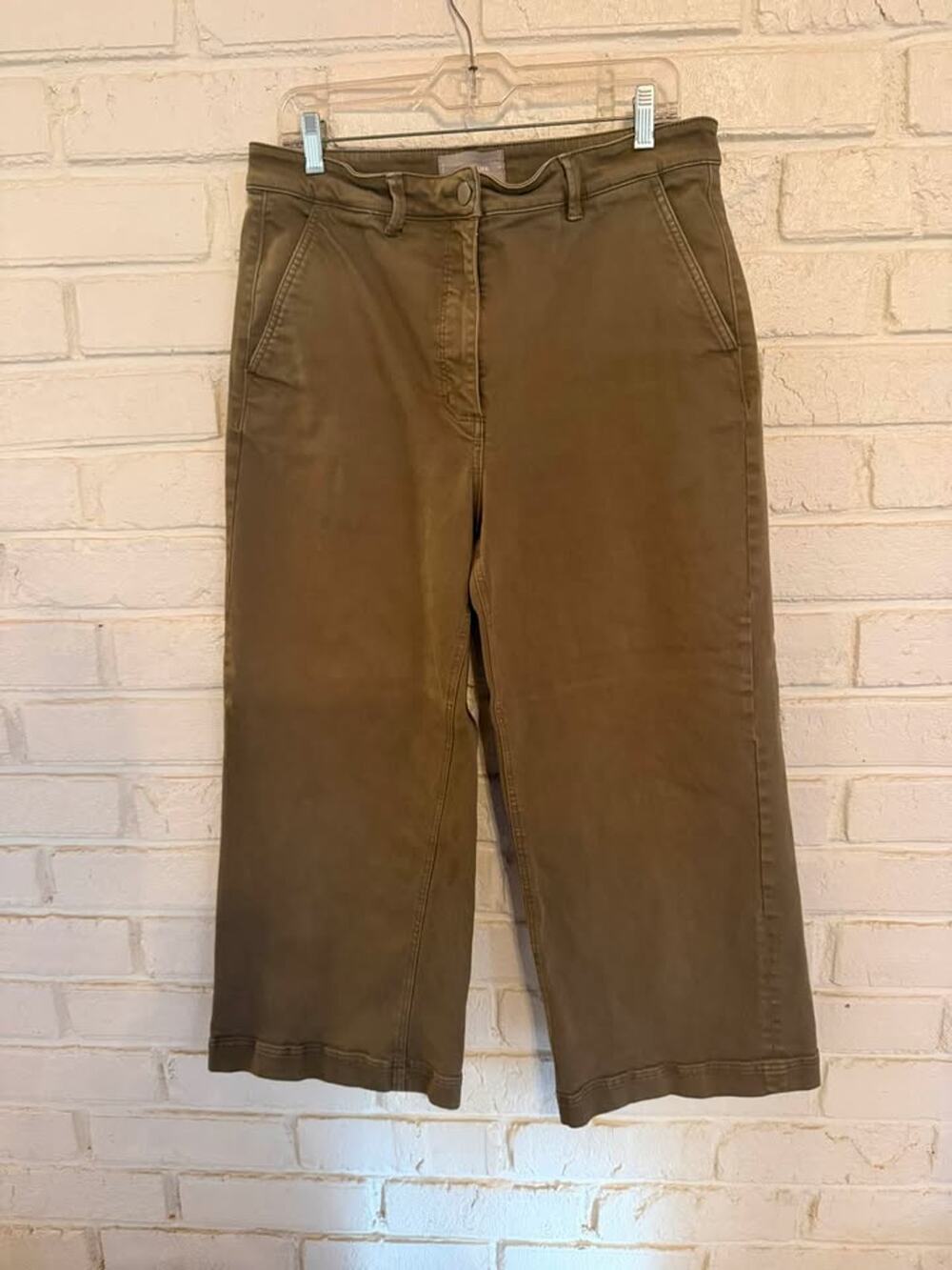 Everlane Wide Leg Crop Pants 14